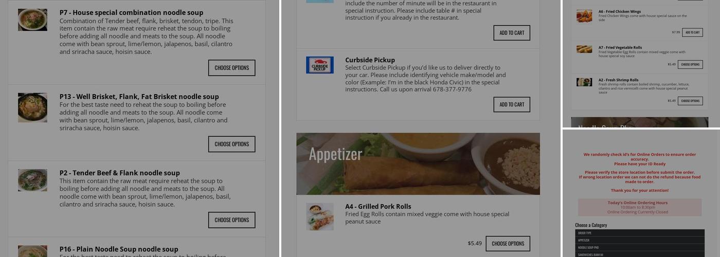 Pho 24 Menu