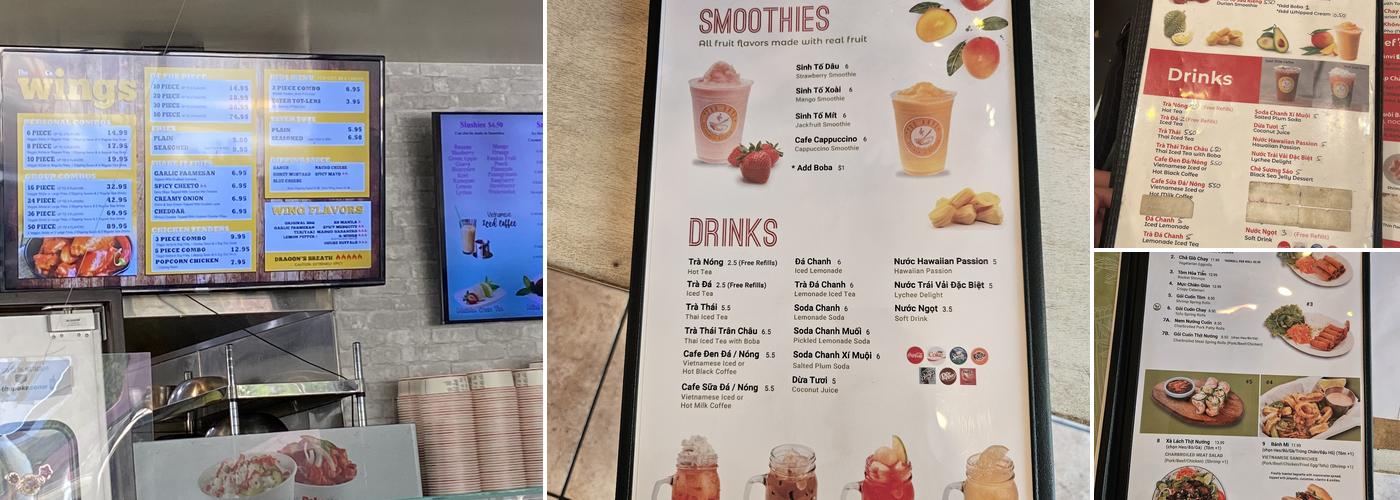 Pho Anvi Norwalk Menu