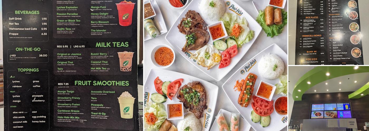 Pho Hoa & Jazen Tea - Mercado Menu