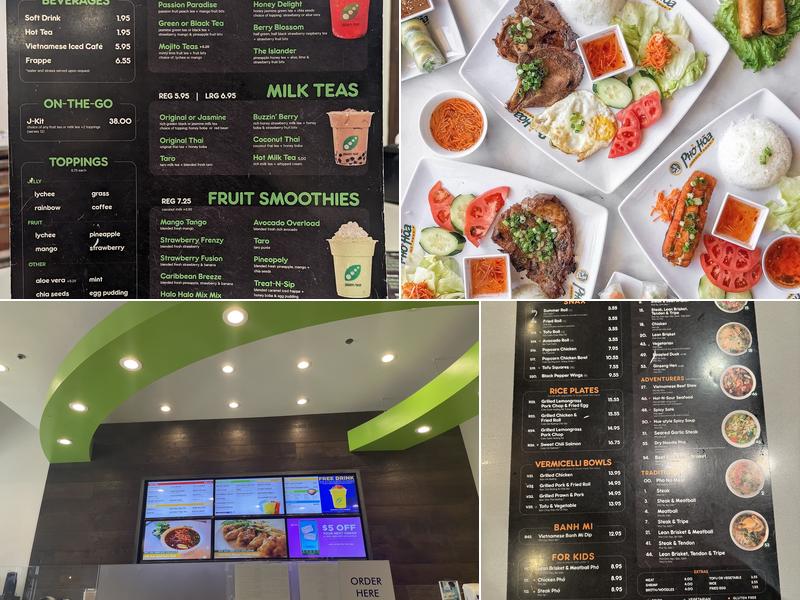 Pho Hoa & Jazen Tea - Mercado Menu