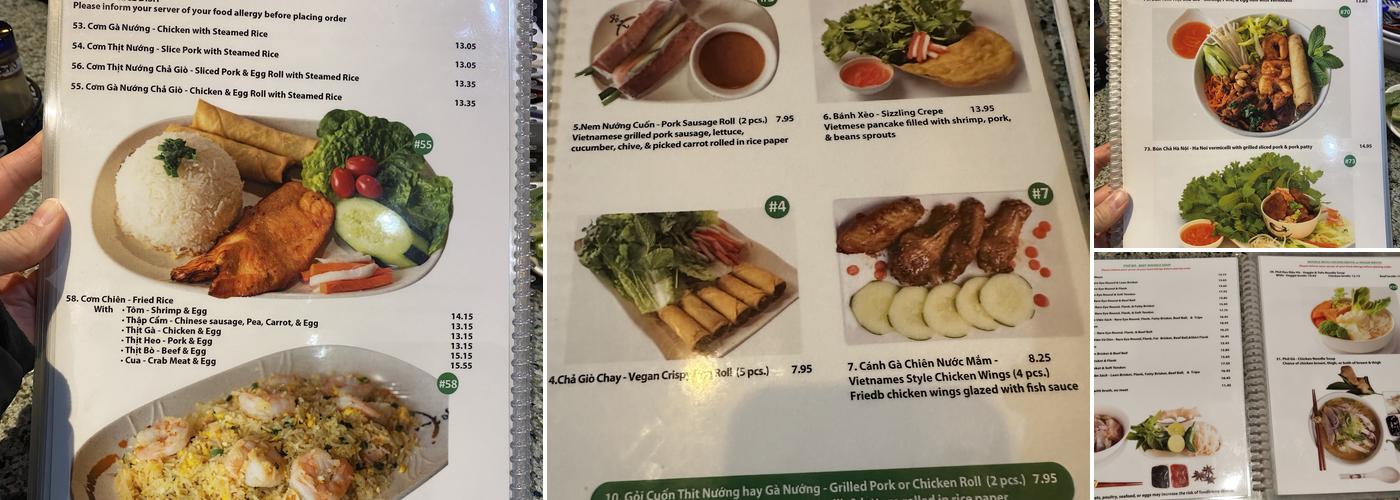 Pho Saigon 8 Menu