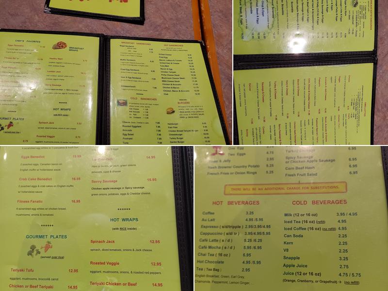 Piedmont Cafe & Bakery Menu