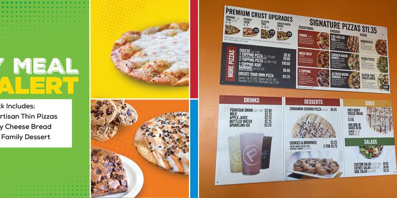 Pieology Pizzeria Menu