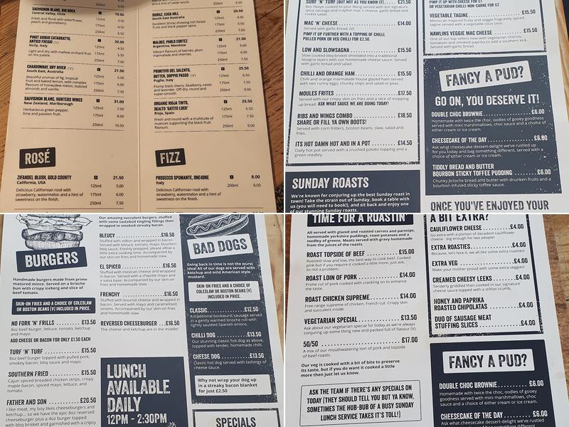 Fork 'n' Ale Taproom & Kitchen Menu