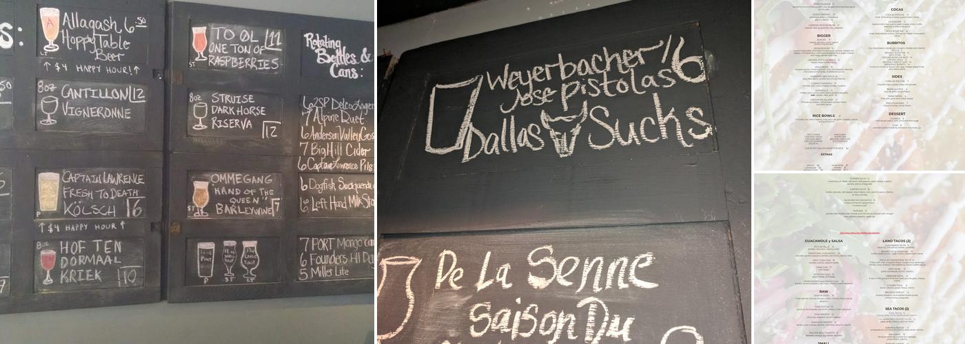 Pistolas Del Sur Menu