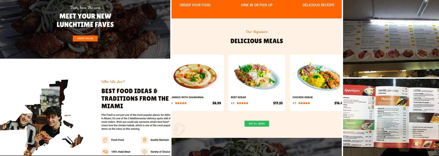 Pita Fresh Menu
