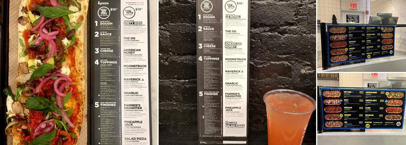 &pizza - Astor Place Menu