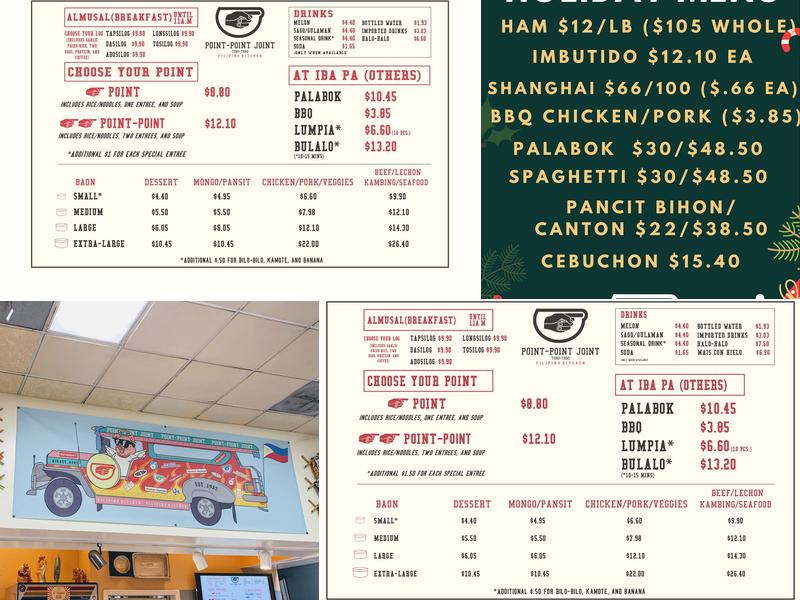 Point-Point Joint Menu