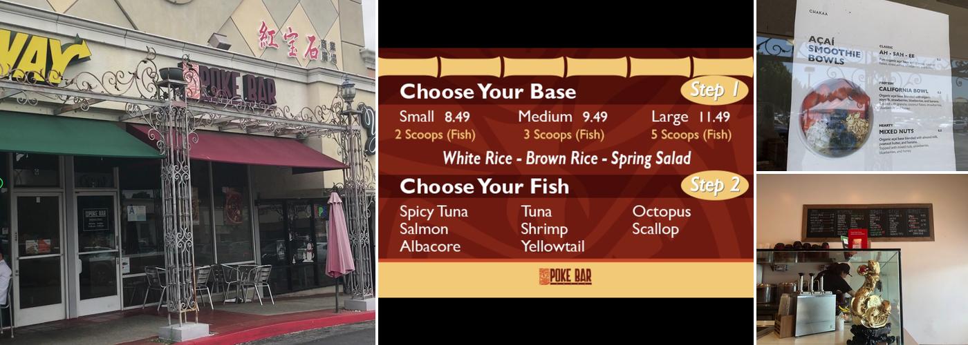 Poki Bar Arcadia Menu