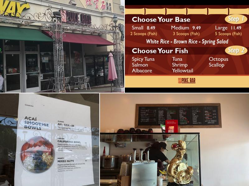 Poki Bar Arcadia Menu