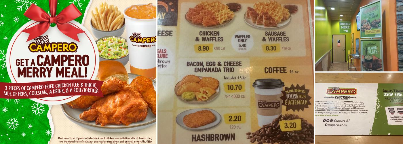 Pollo Campero Menu