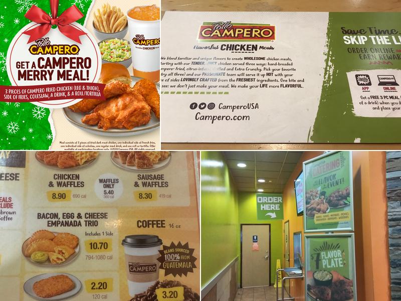 Pollo Campero Menu
