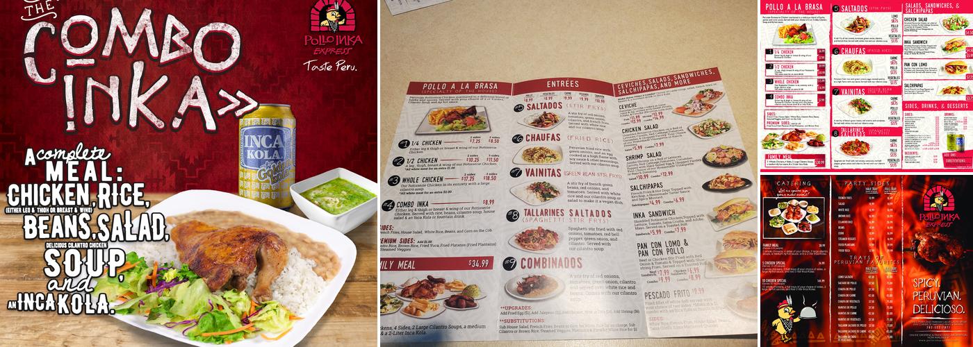 Pollo Inka Express Menu