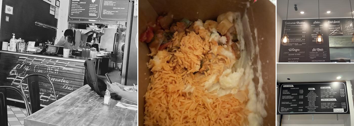 Poulette Rotisserie Chicken Menu