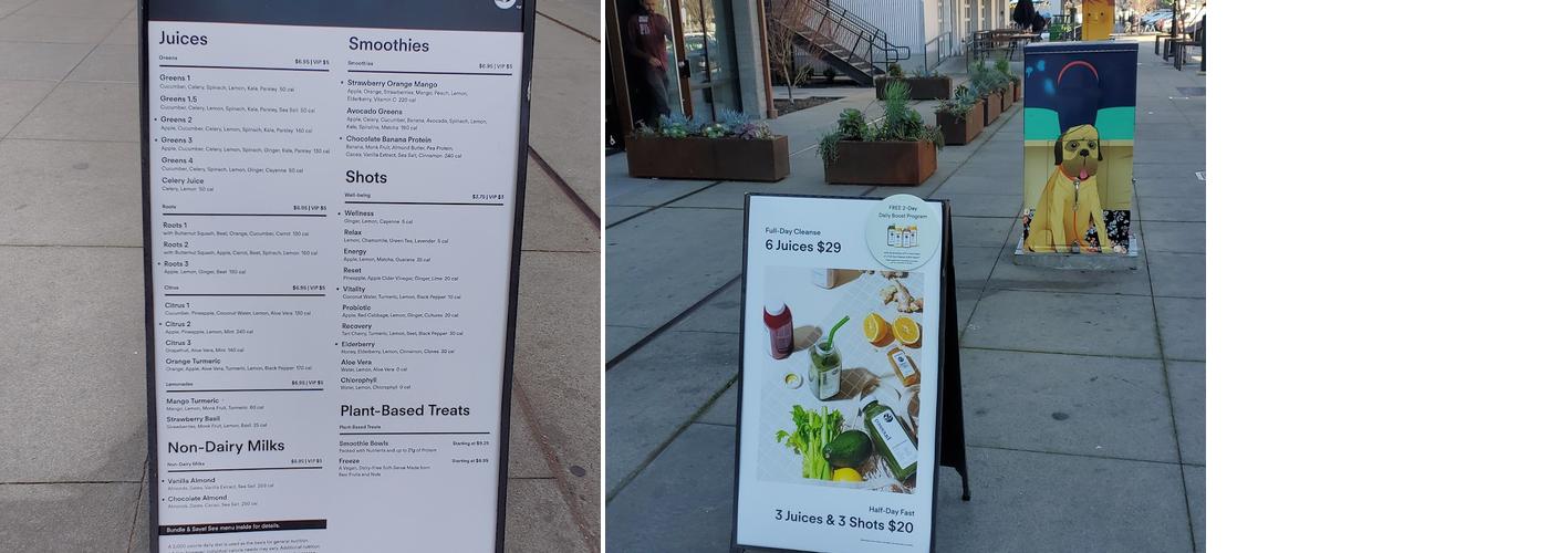 Pressed Juicery Menu