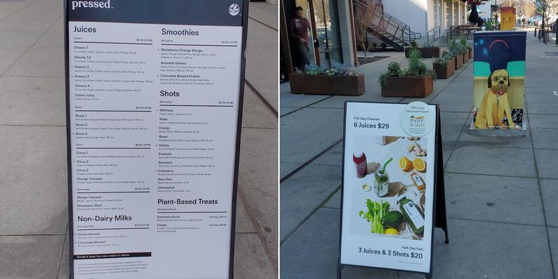 Pressed Juicery Menu