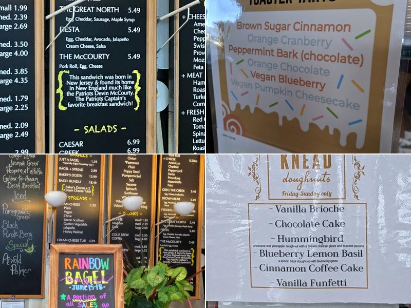 Providence Bagel Menu