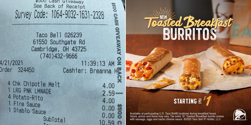 Taco Bell Menu