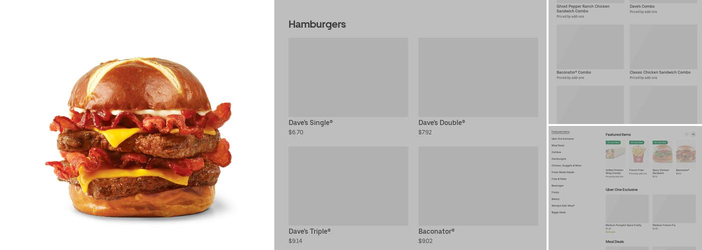 Wendy's Menu