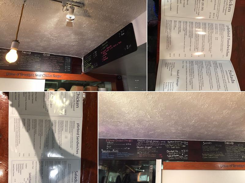 Purbird Menu