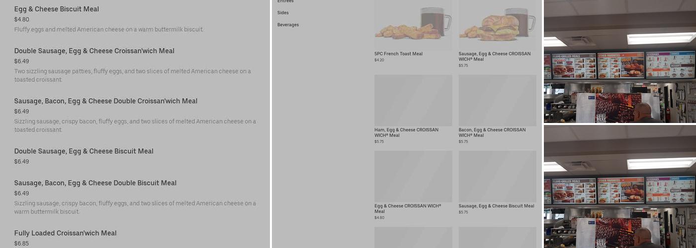 Burger King Menu