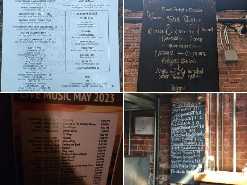Radegast Hall & Biergarten Menu