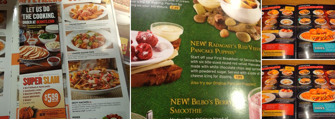 Denny's Menu