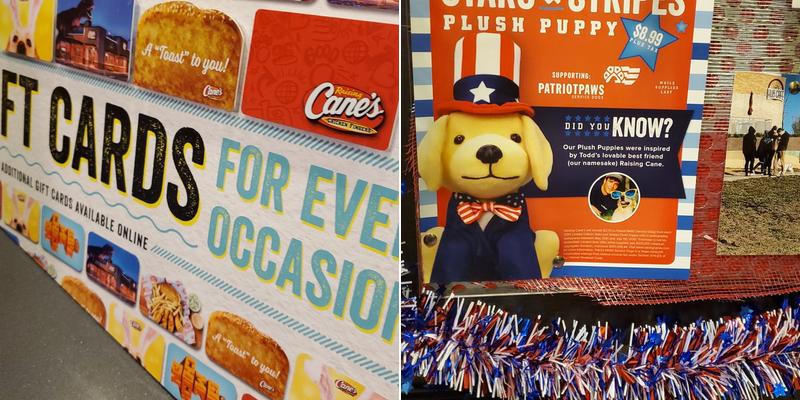 Raising Cane's Chicken Fingers Menu