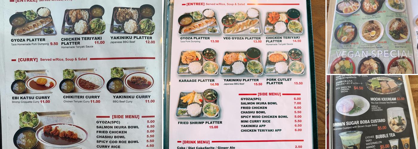 Ramen Azuma Englewood Menu