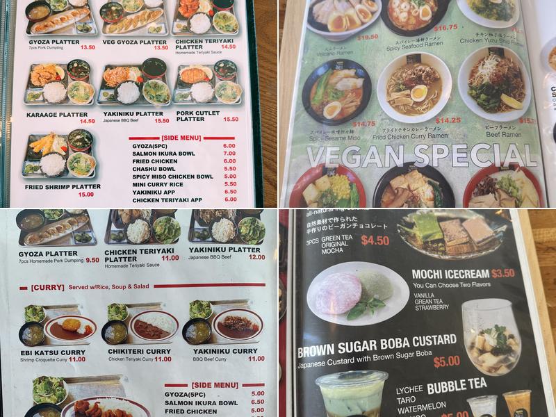 Ramen Azuma Englewood Menu