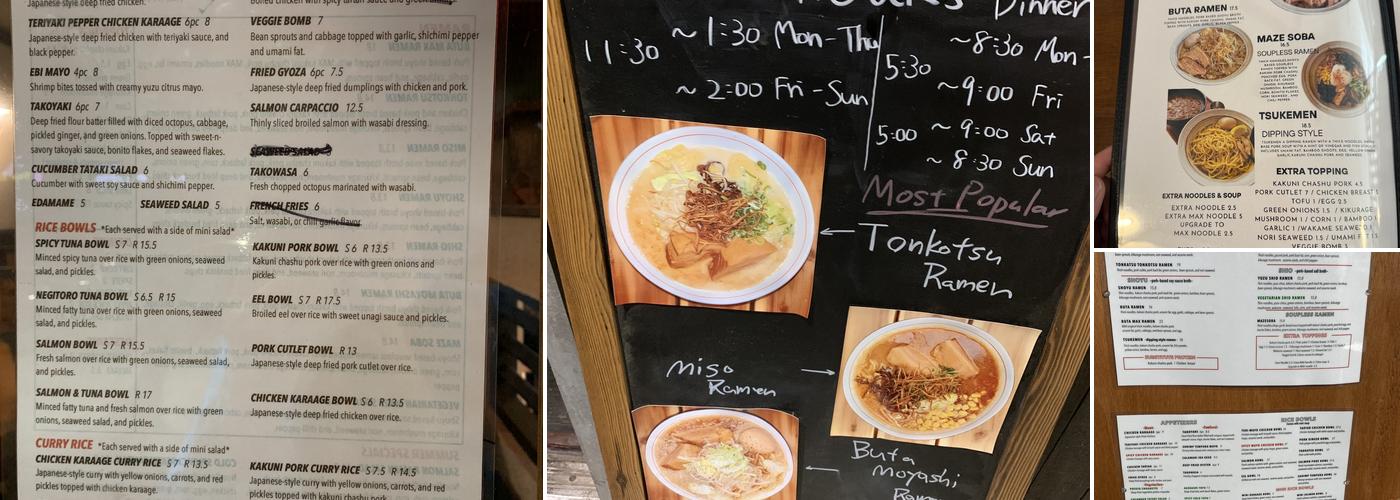 Ramen Champ Menu