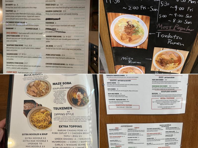 Ramen Champ Menu
