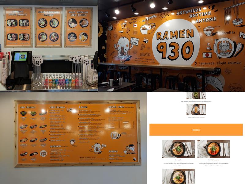 Ramen 930 Menu