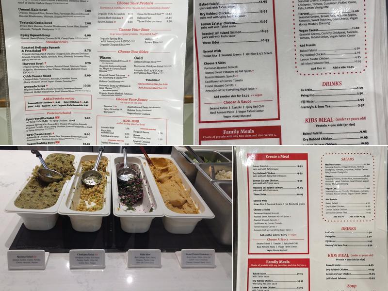 Real Food Eatery Menu