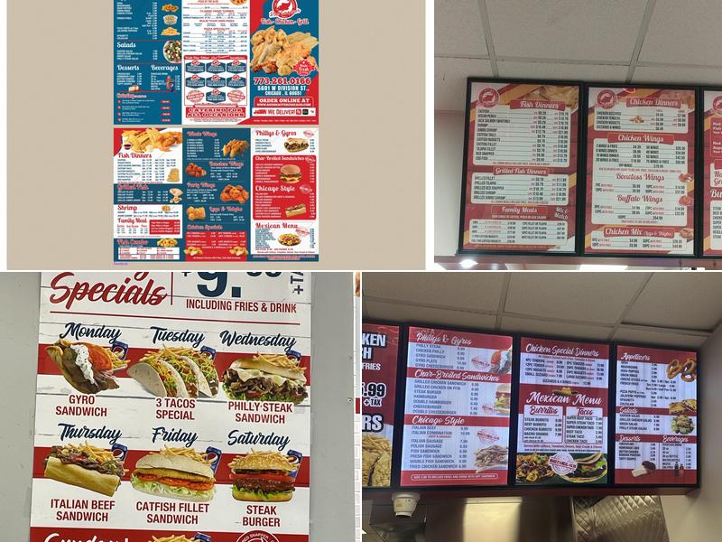 Red Snapper Hyde Park Menu