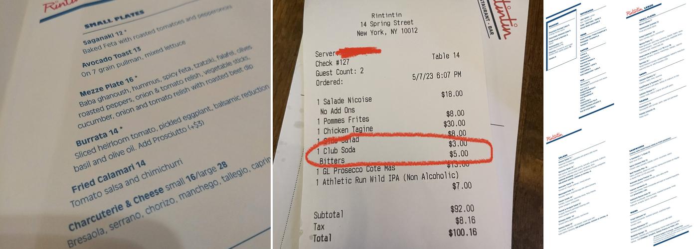 Rintintin Menu