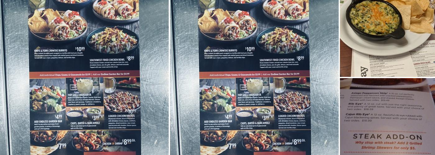 Ruby Tuesday Menu