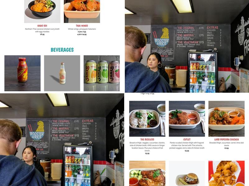 Rooster & Rice Menu