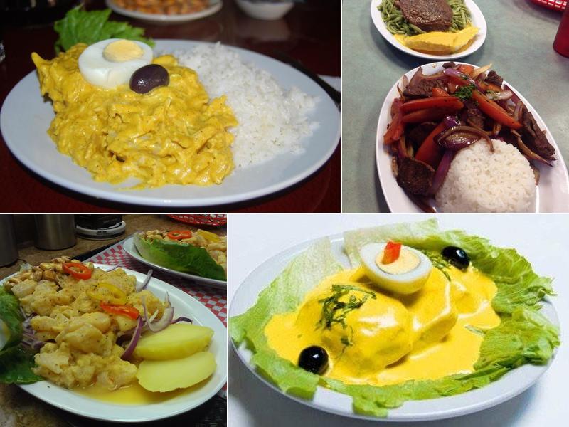 Rosa's Traditional Peruvian Food Menu