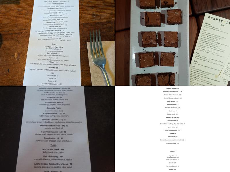 Runner & Stone Menu
