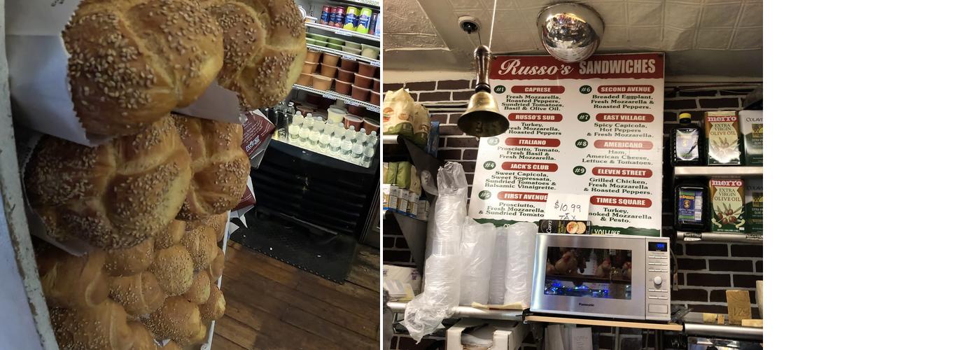 Russo's Menu
