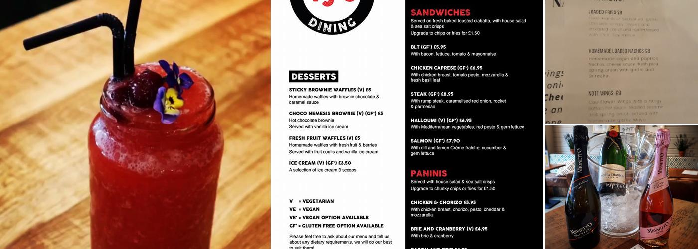 The Conservatory Bar Menu