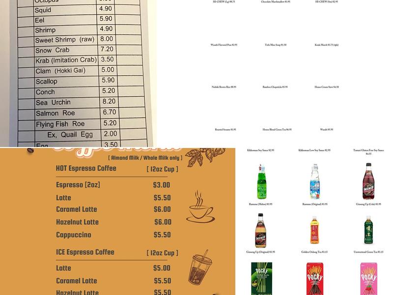 Sakura Menu