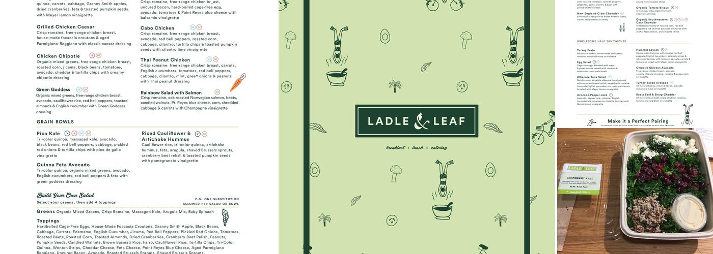 Ladle & Leaf Menu