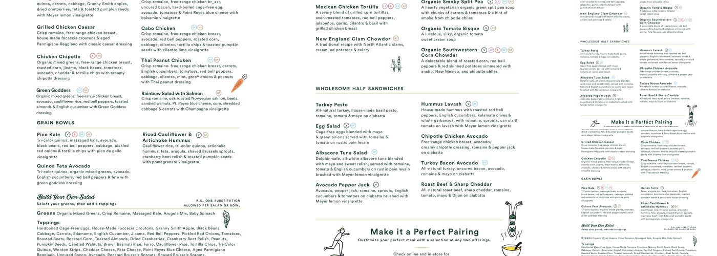 Ladle & Leaf Menu