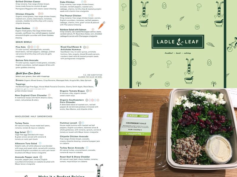 Ladle & Leaf Menu