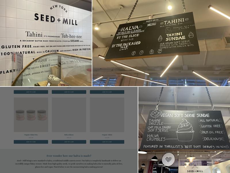 Seed + Mill Menu