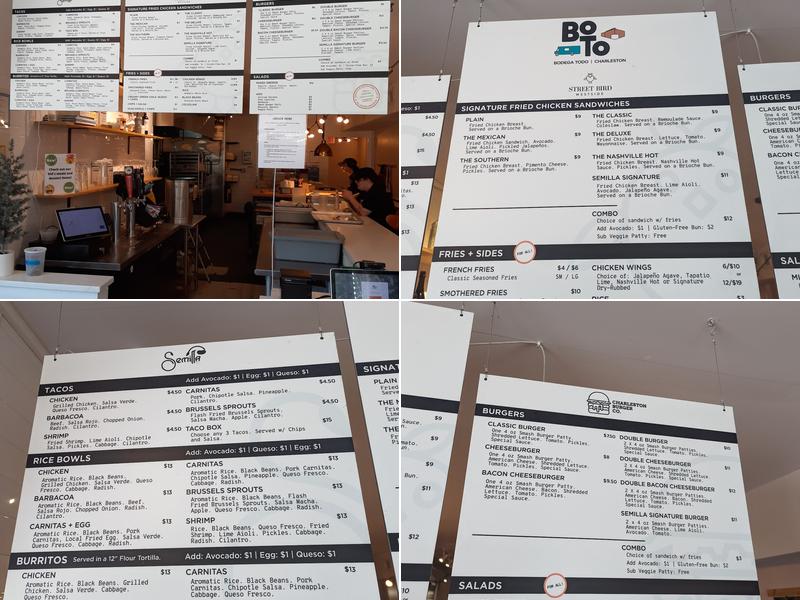 Bodega Todo Menu