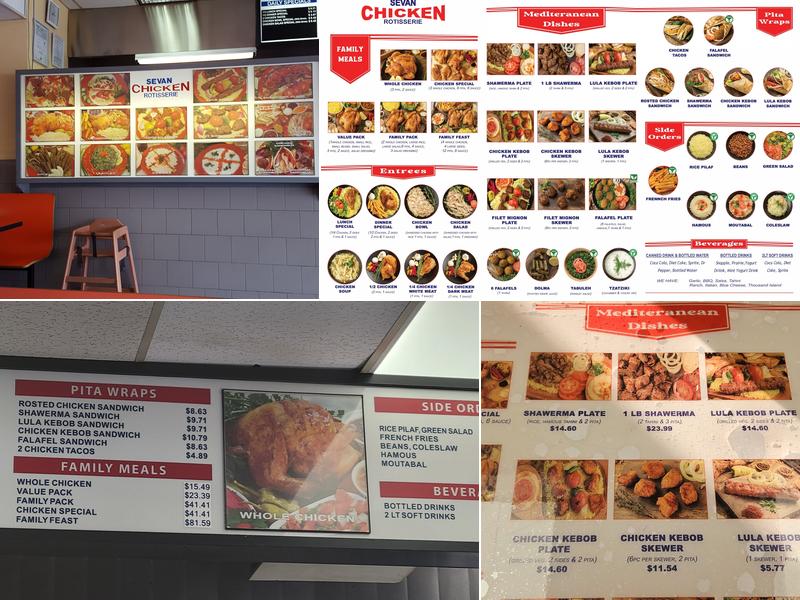 Sevan Chicken Rotisserie Menu