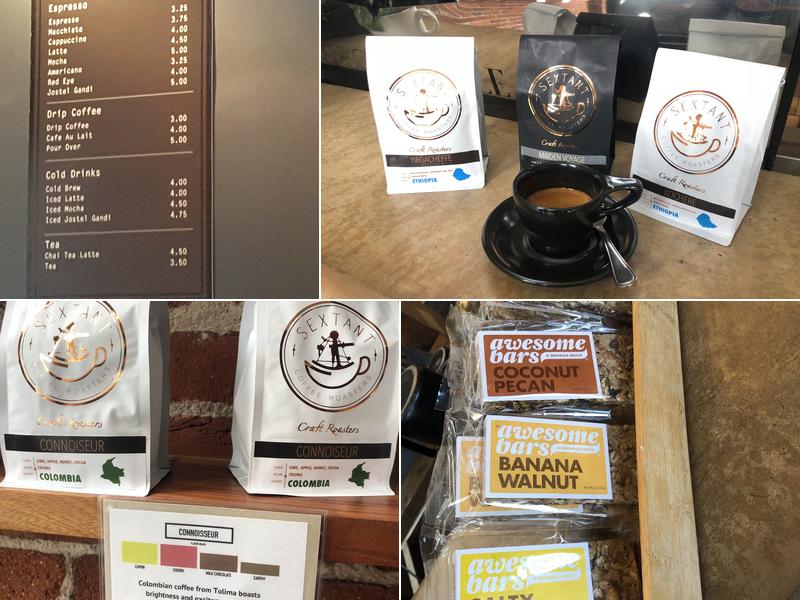 Sextant Coffee Roasters Menu